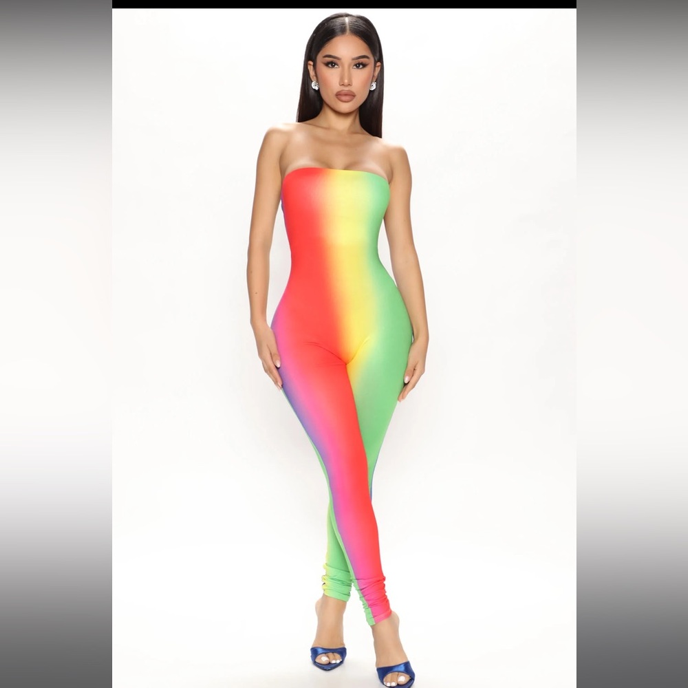 Fun Time Jumpsuit - Multi Color